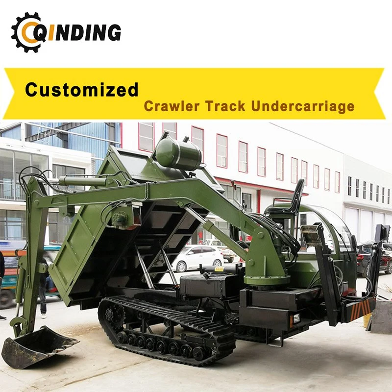 Custom Hydraulic 5-10 Ton Crawler Track Undercarriage System for Drilling Rig Equipment