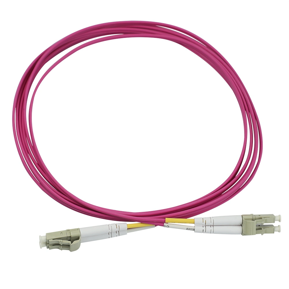 Fiber Optic Jumper Patch Cord LC-LC Duplex Om4 3 Meters