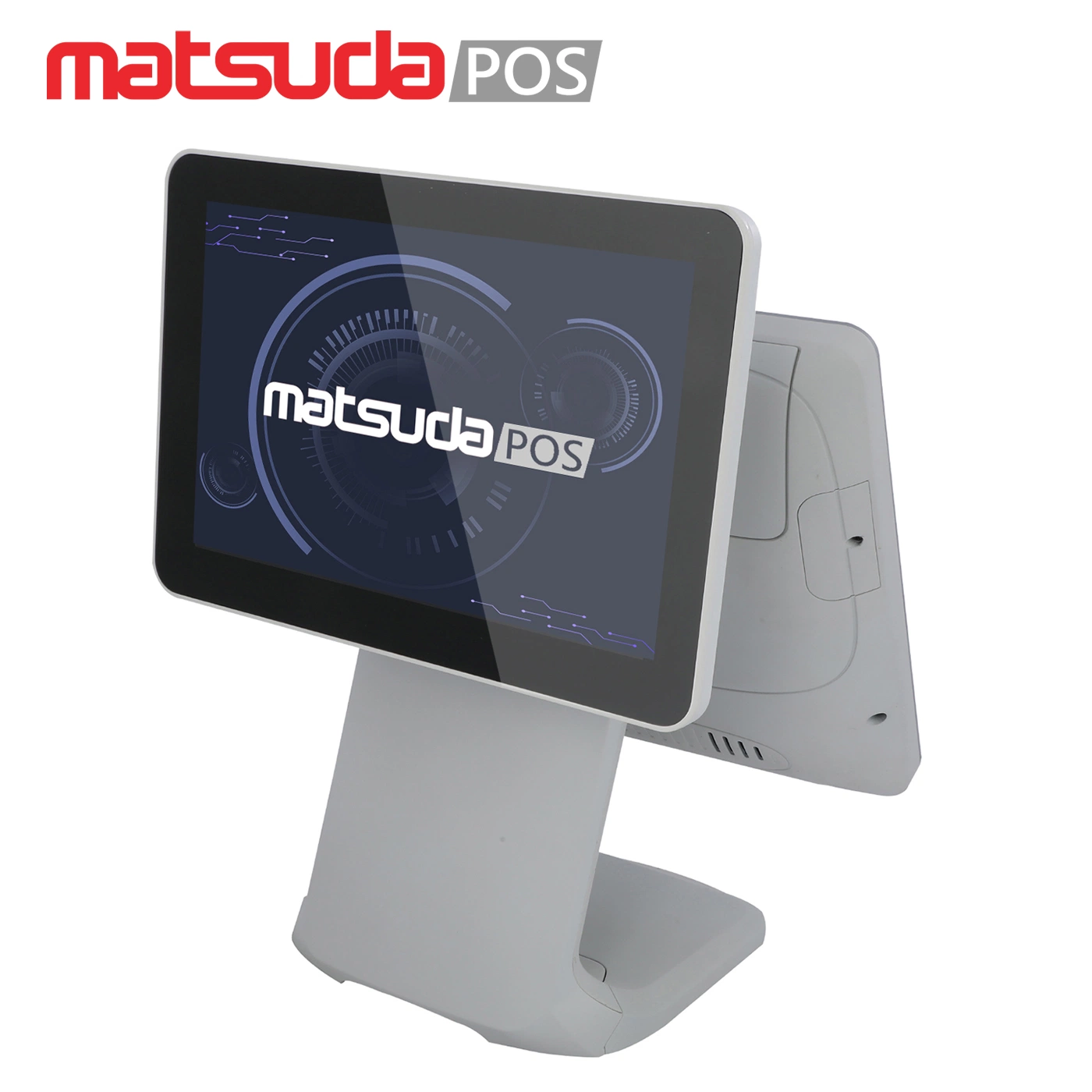 El nuevo St9800 15pulgadas todo-en-uno Dual-Screen POS Pub POS Sistema autónomo de la máquina Máquina POS cajero