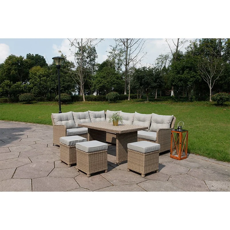 Outdoor Indoor Furniture Rattan Sofa Set Luxury Sofa Leisure Modern Sofa Set