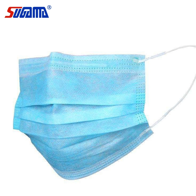 Medical Non Woven Disposable Hospital Doctor Nurse Surgical Face Mask with Tie on