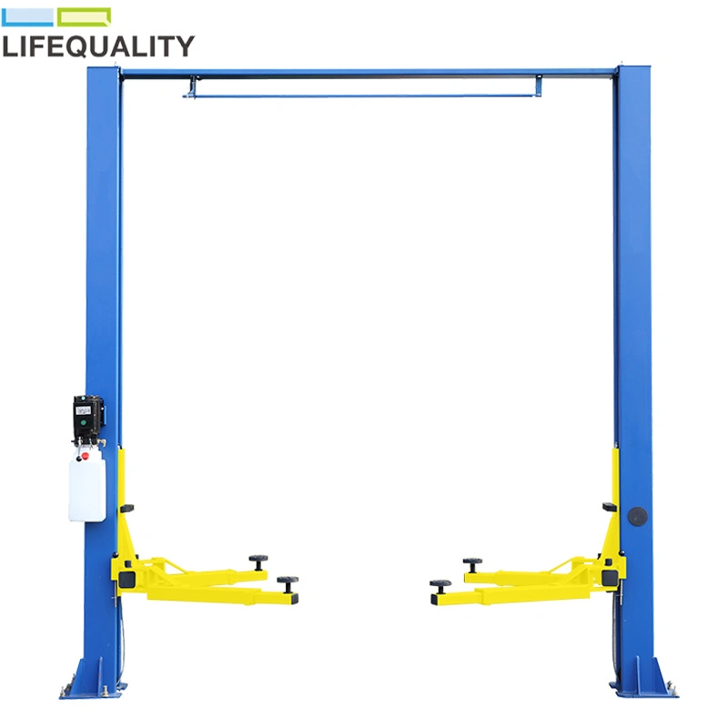 9000lbs Manufacture Two 2 Post Clear Floor Automotive Car Hoist Lift for Sale