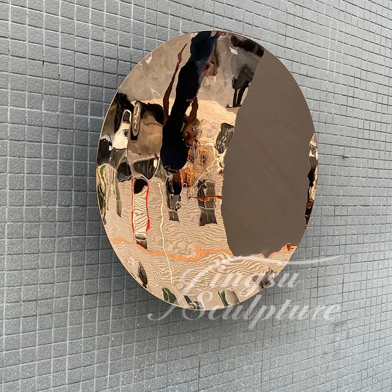 Customized Size Mirror Polishing Wall Sculpture Metal Sculptures for Home Decorative Modern