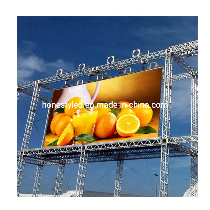 Best Brightness LED Display Panel Outdoor P3.91 Full Color LED Board Wall Die Casting Aluminum 500X500mm/ 500X1000m LED Signs