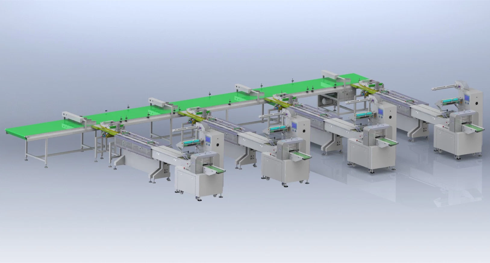 Biscuit/Wafer/Pastry Cake/Durian Cake/Cookie Cake Production Packaging Line Customized with Good quality and Good Service