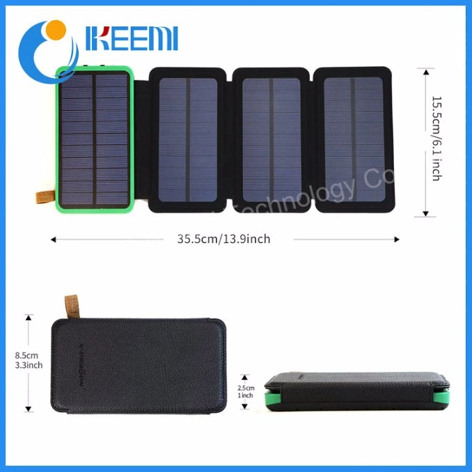 10000mAh Solar External Battery Electric Cigarette Lighter Power Bank