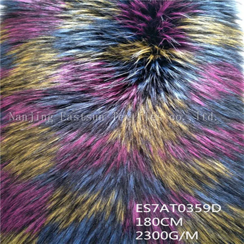 Long Pile Faux Raccoon Fur Es7at0175A