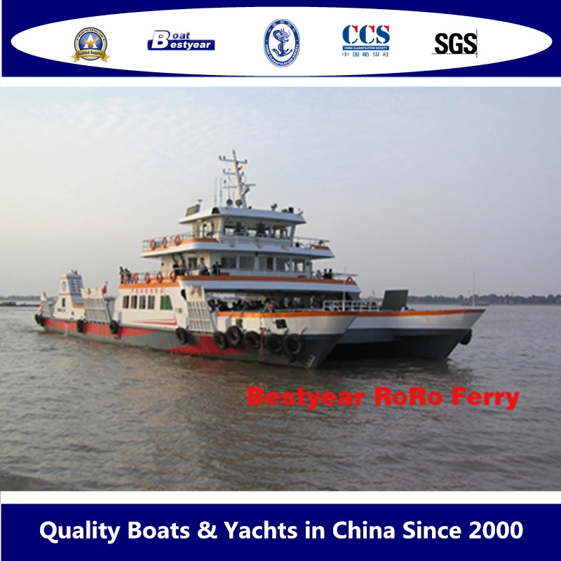 Bestyear 46m Large Steel Roro Ferry Ship for Passenger and Cargo Transfer Vessel Ferry