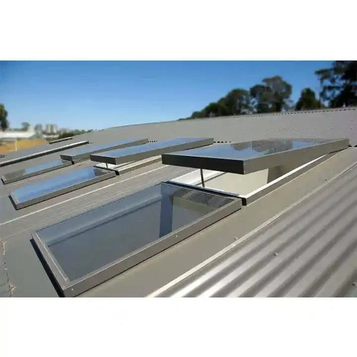 Automatic Roof Window Skylight Roof Window Retractable Skylight System Aluminum Skylight Glass Customized Horizontal Modern