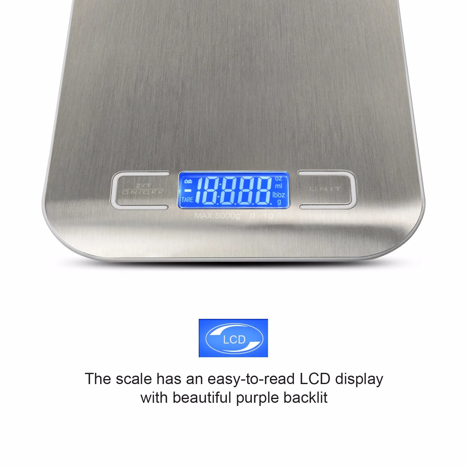 Stainless Steel Waterproof Electronic Scales Kitchen Scale