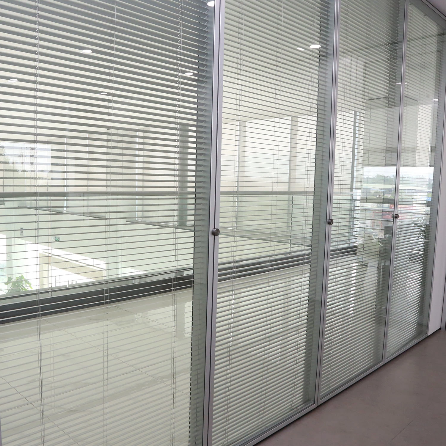 Rich Styling Aluminium Glass/MDF Office Partition Wall (accept customized)