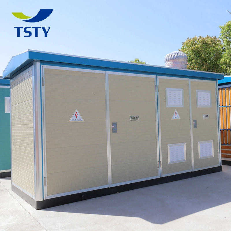 European Box-Type Transformer Substation E-House Ybm-12/0.4 Prefabricated Substation, Transformer Substation, Distribution Box, Power Distribution