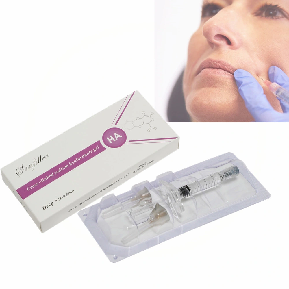 Hyaluronic Acid Cosmetic Injection Ha Filler for Deep Facial Wrinkles