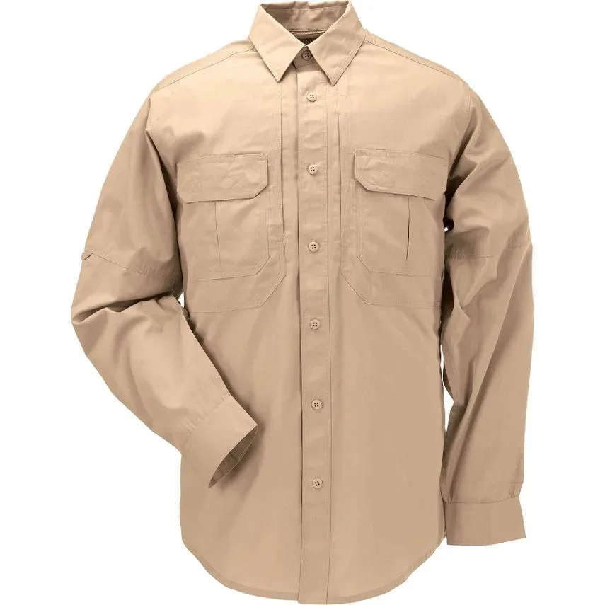 Langarm-Shirt Aus Reiner Farbe Für Outdoor-Sport-Rip-Stop-Bekleidung Herstellung Von Kundenspezifischen Uniform