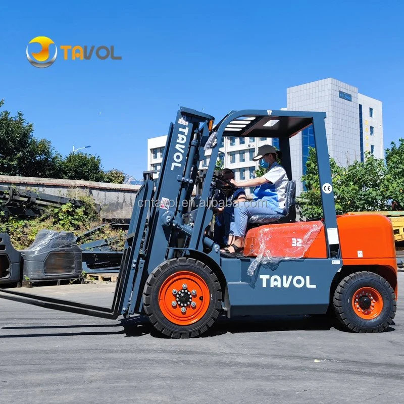 Les Chinois de haute qualité 3.5Ton chariot élévateur à fourche de 3 tonnes Prix Chargeur élévateurs diesel Chariot élévateur à fourche pour la vente