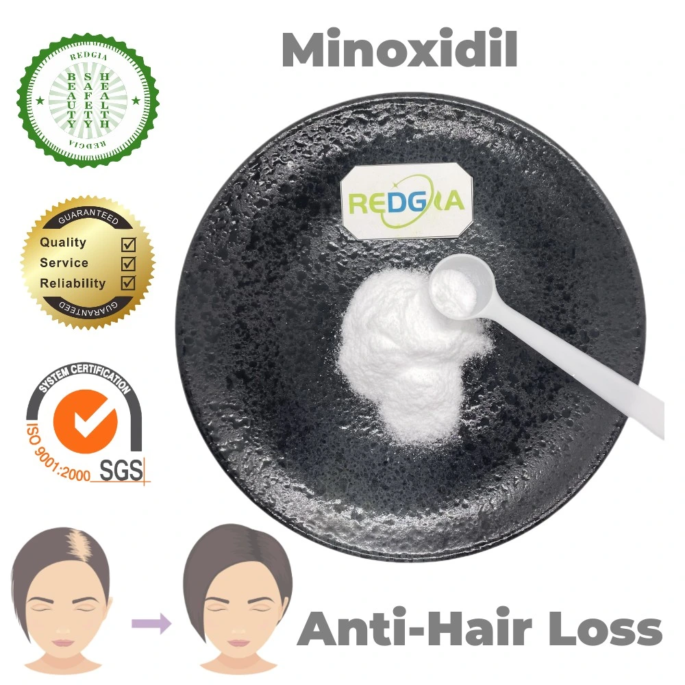 Entrega rápida proporcionan el 99% de pureza de lucha contra la pérdida del cabello / Pelo Regrowth de polvo de las Materias Primas Minoxidil CAS 38304-91-5