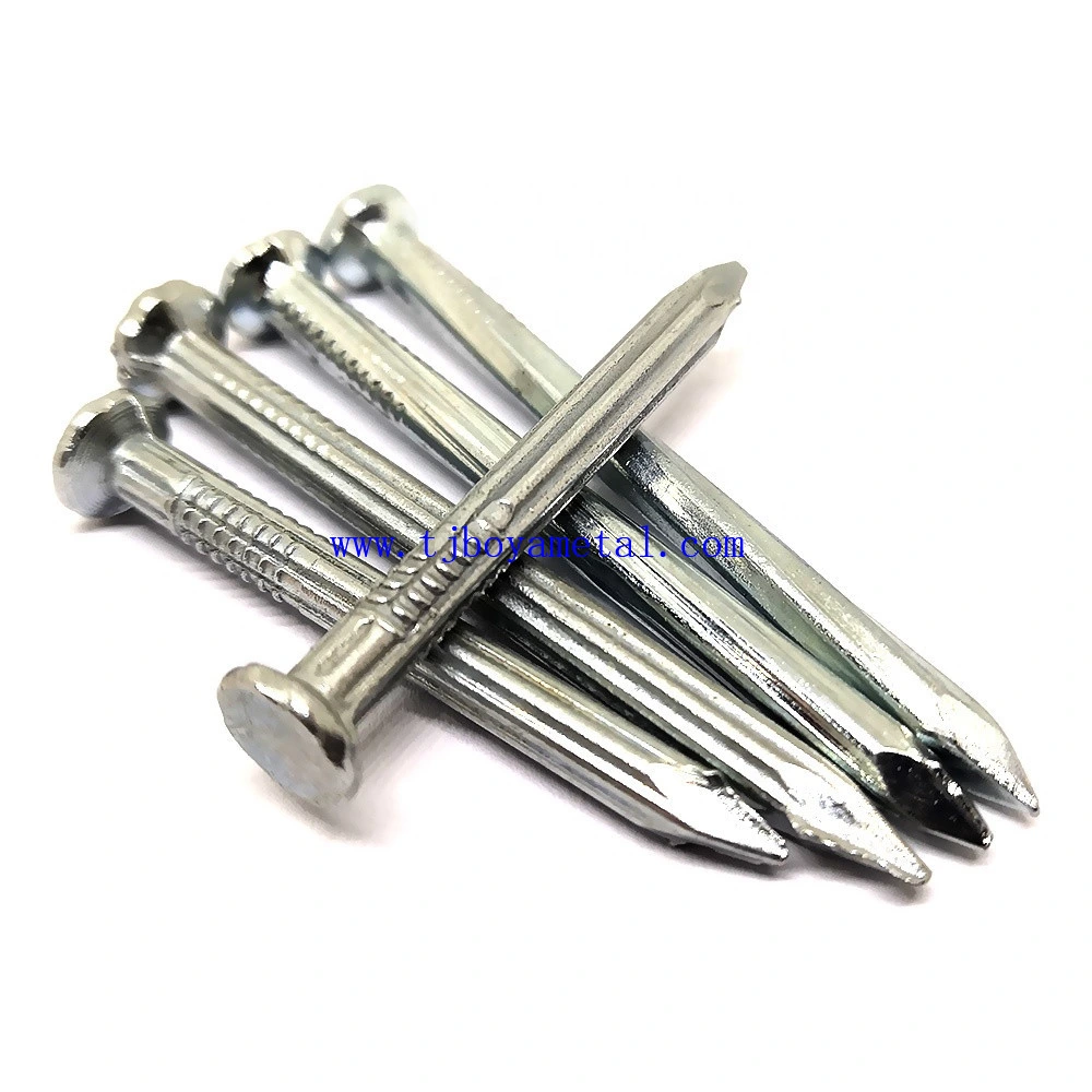 Black Galvanized Hardened Steel Concrete Nails