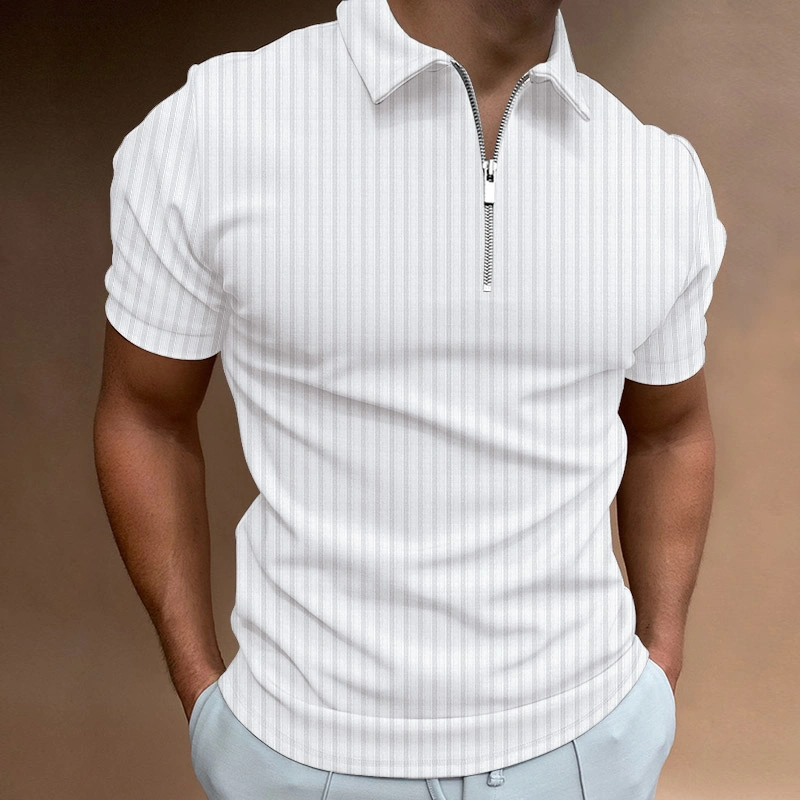 Elasticity Polo Shirt Men&prime; S New Golf Polo Shirts Men Casual Fashion Clothing Short-Sleeved Shirts Summer Tees Man Clothing