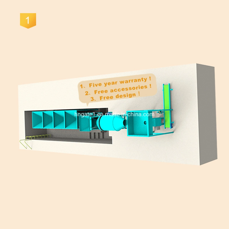 Gate 5-15/H el compuesto de fusión de la línea de producción masiva de fertilizantes a granel que hace la máquina de fusión
