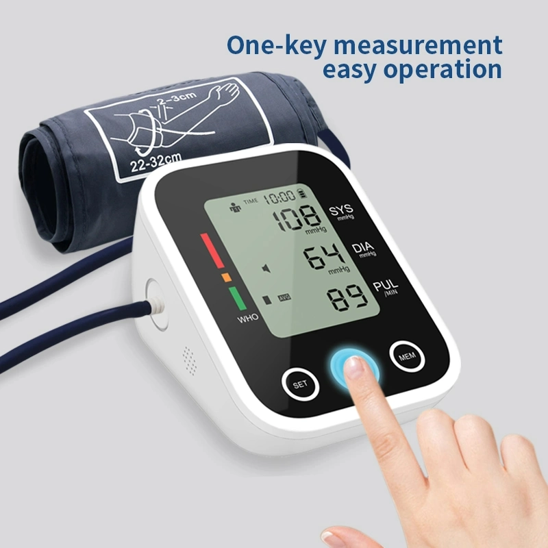 Монитор артериального давления на запястье монитор АД Большой ЖК-дисплей крови Машина для измерения давления