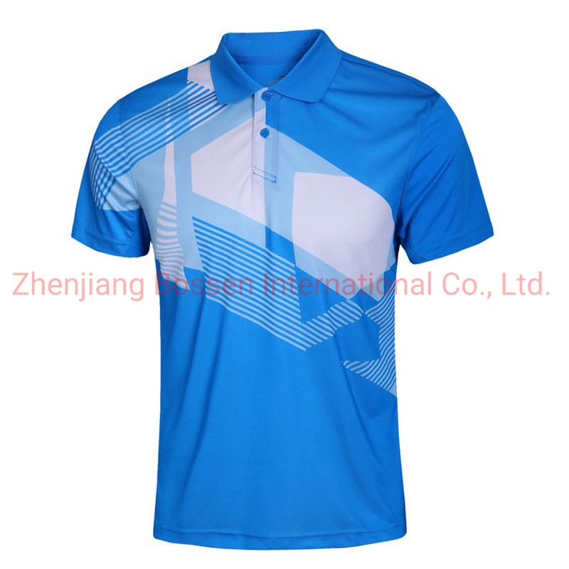 Original Factory OEM Custom Printing Polyester Breathable Moisture Wicking Quick Dry Yellow Polo Shirt