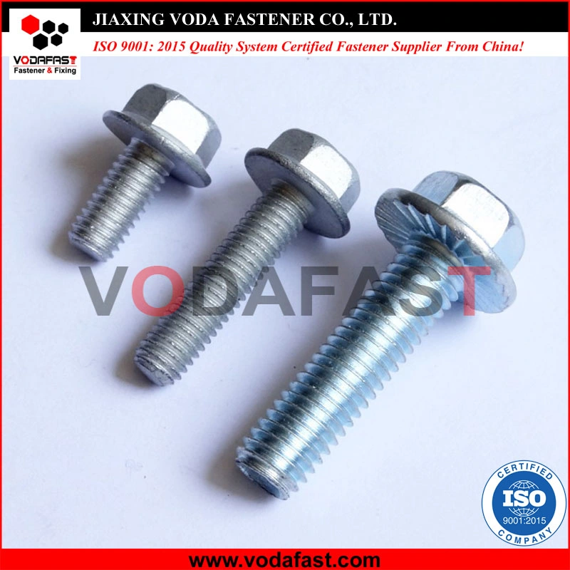 Vodafast DIN 6921 Hex Flange Bolts Class 8.8 Zinc Plated