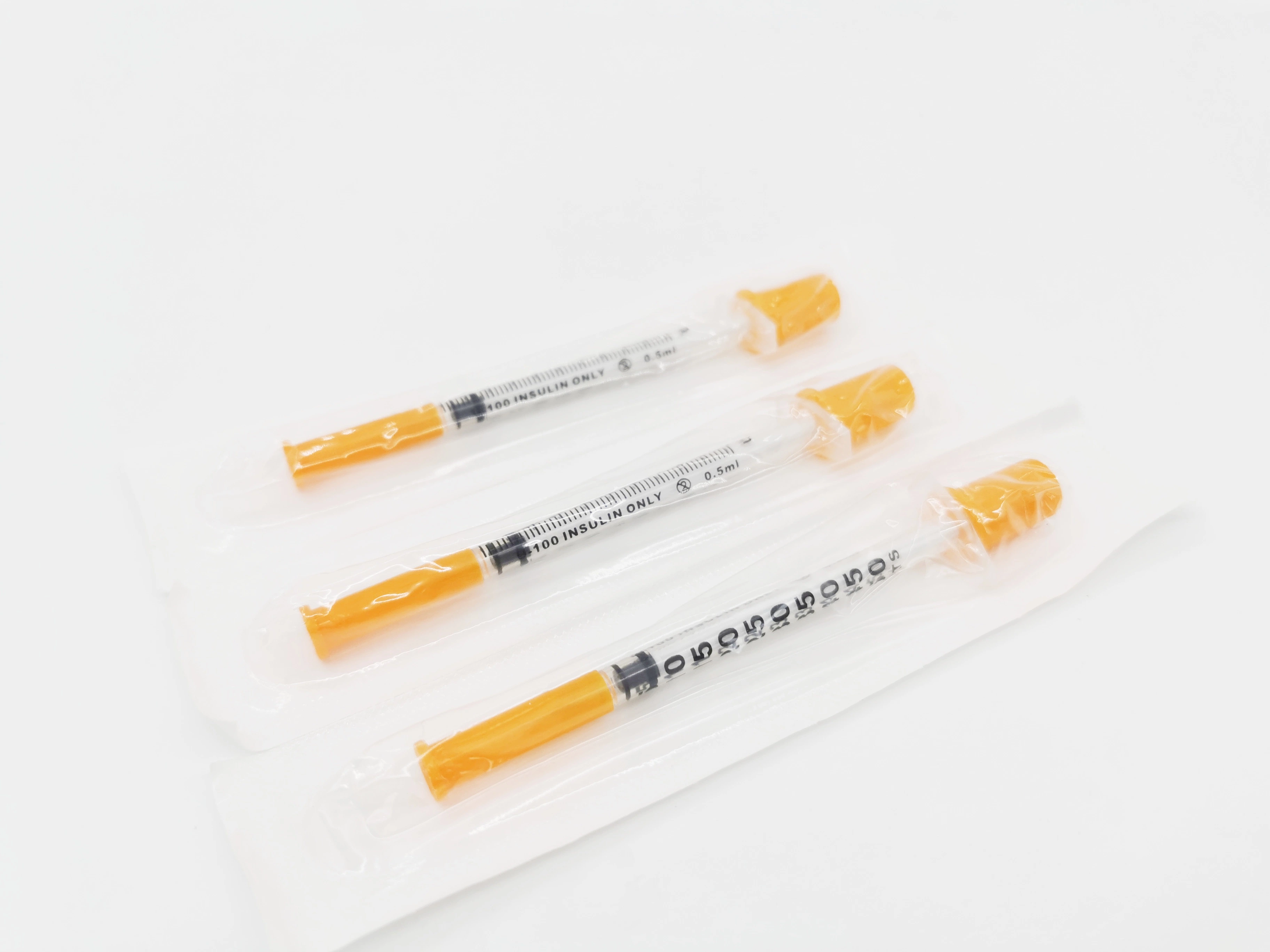 Disposable 0.3ml Insulin Syringe with Needle (CE)