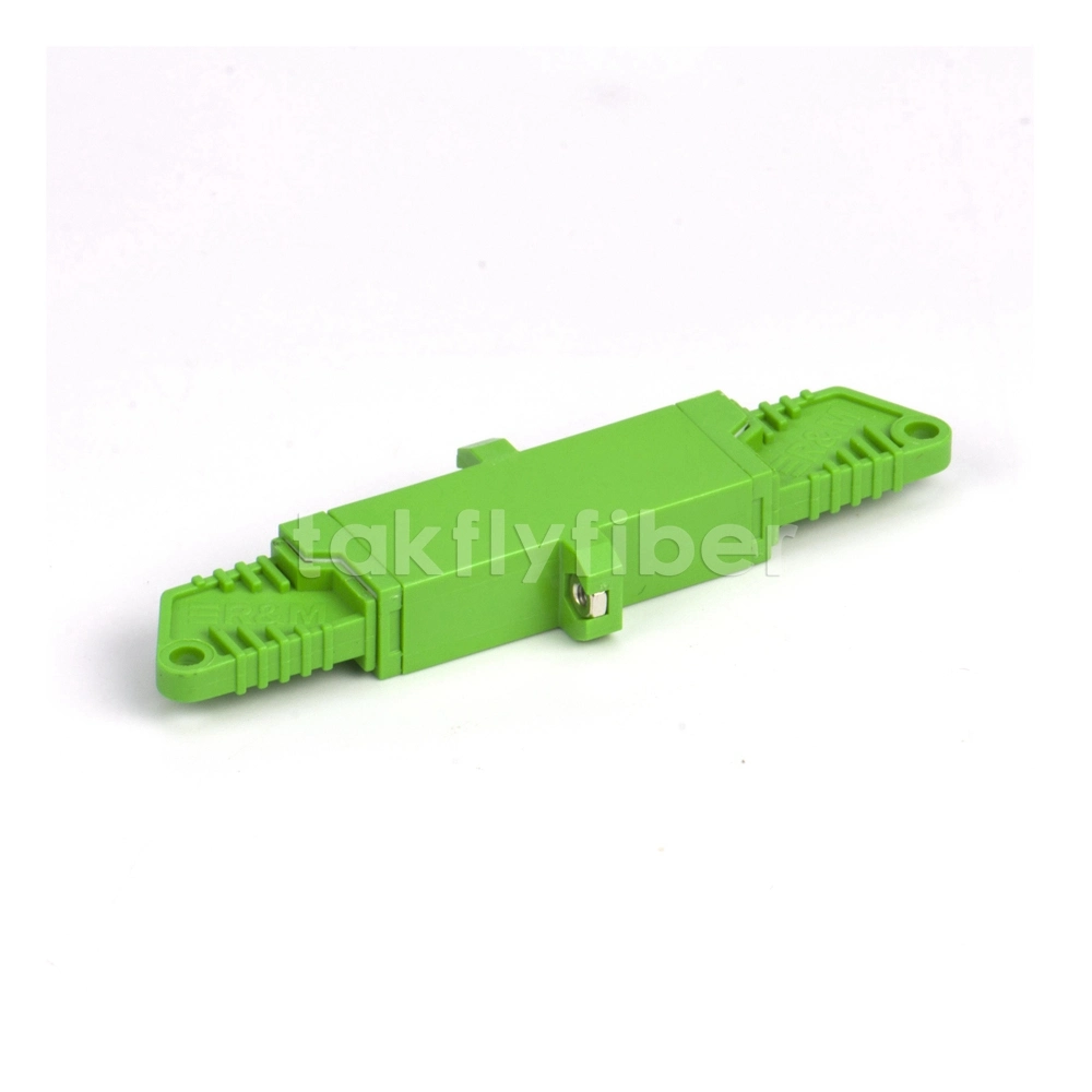 Sc/APC to E2000/APC Simplex Singlemode Plastic Fiber Optic Adapter