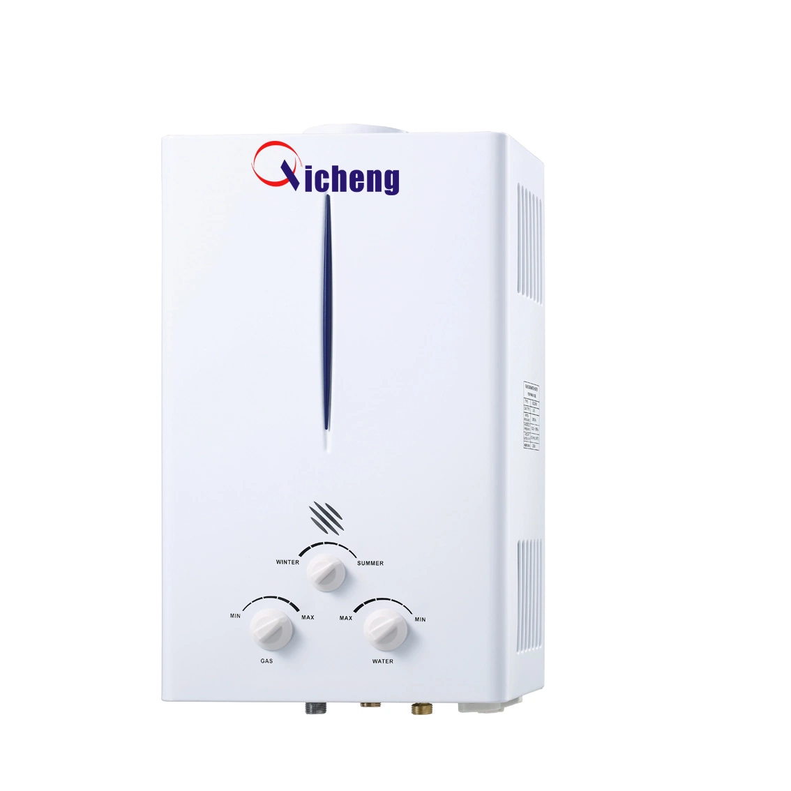 White Body 10 Liter Gas Water Heater Factory Whoesales Sapre Parts