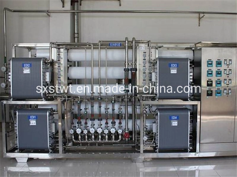 Double Pass Reverse Osmosis System with EDI Module for 2000L/H Deionized Water