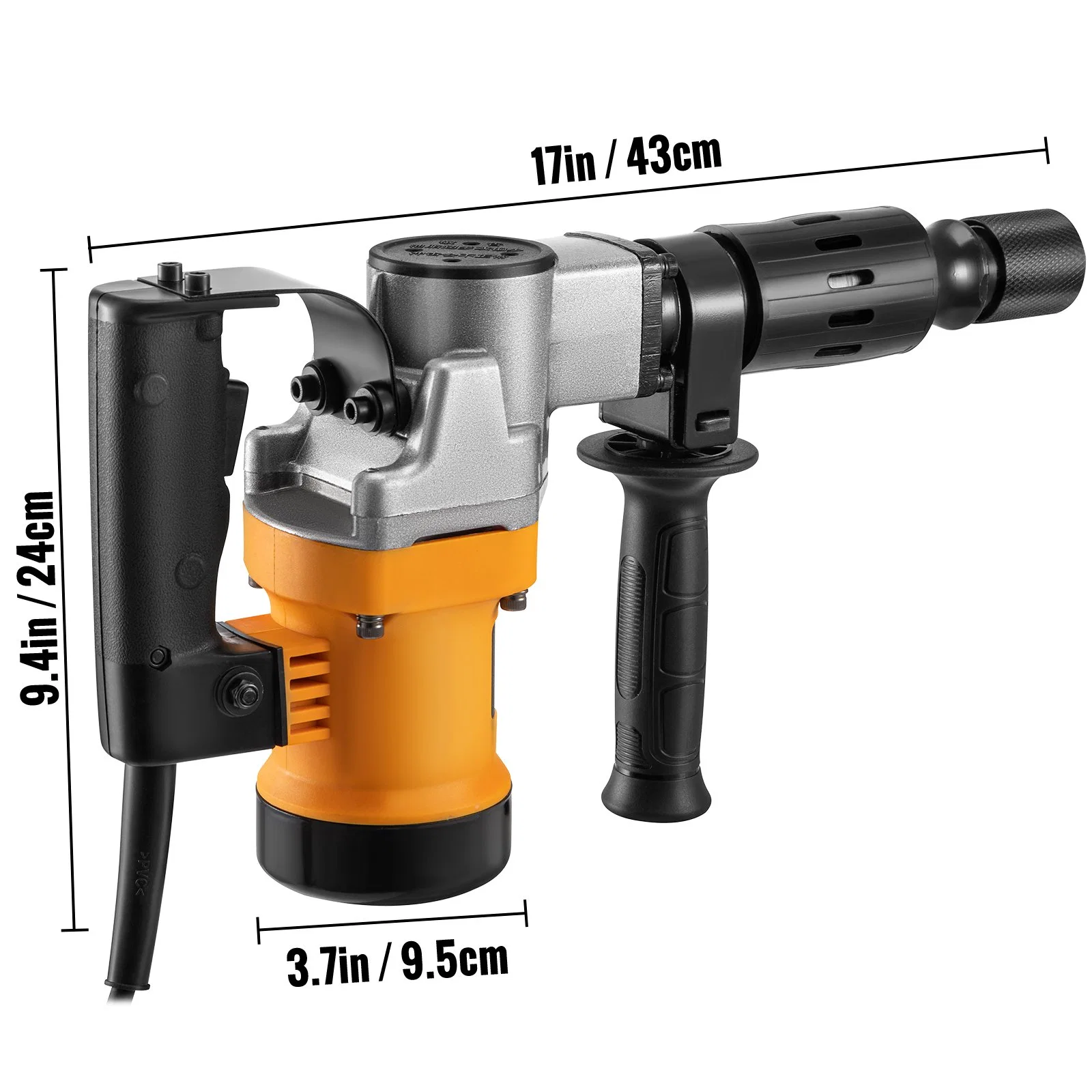 Electric Strong Power 1050W Concrete Demolition Breaker Machine Jack Rotary Hammer Drill