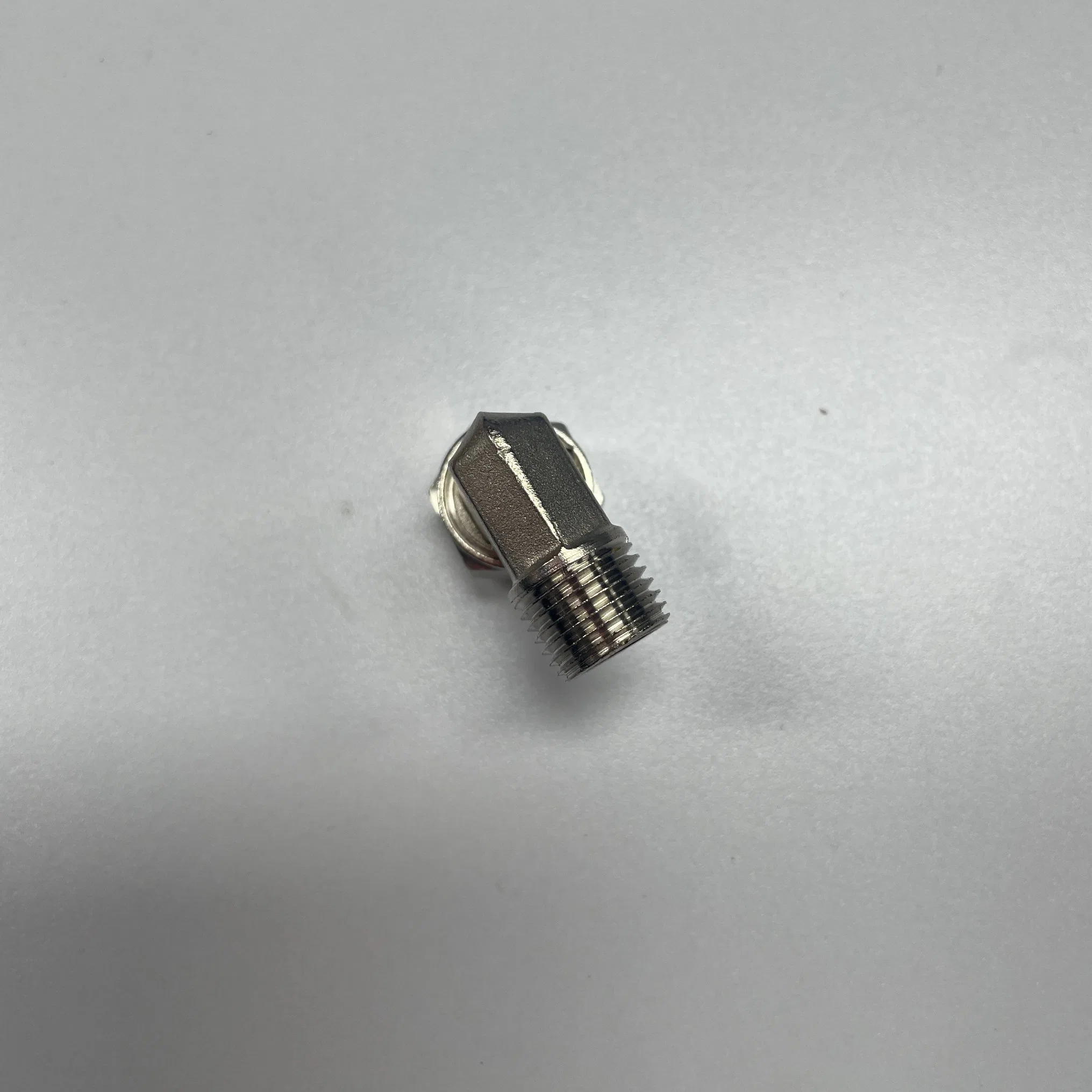 Stainless Steel Elbow Connector with Internal Thread for Pneumatic Hexagonal Tube Quick Couplings