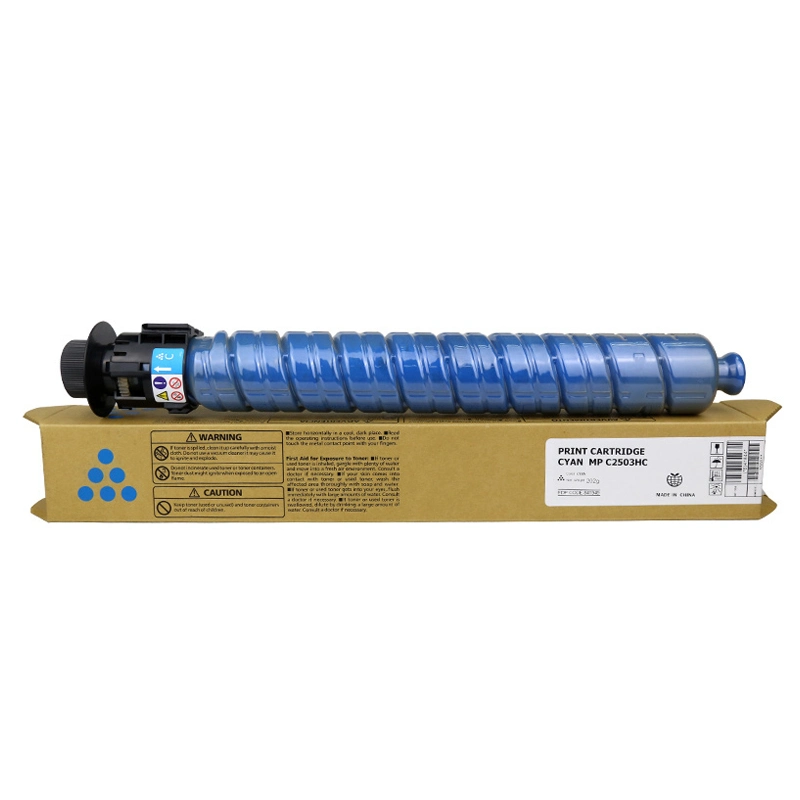 La poudre de toner rechargées MPC2503c compatible pour Ricoh Aficio MPC2503/2003/2004/2504/2011/SPC2011 (exSP) Cartouche de toner du copieur