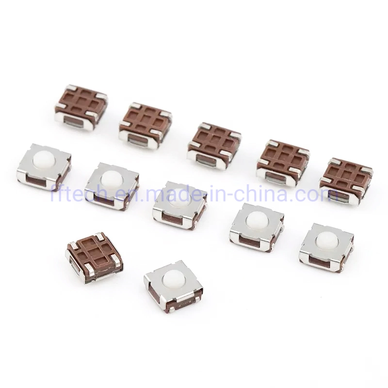 Mejor Venta de 6*6mm 6.2*4 clavijas de 6,2 mm para montaje en superficie tact switch SMD Botón interruptor táctil momentáneo de silicona