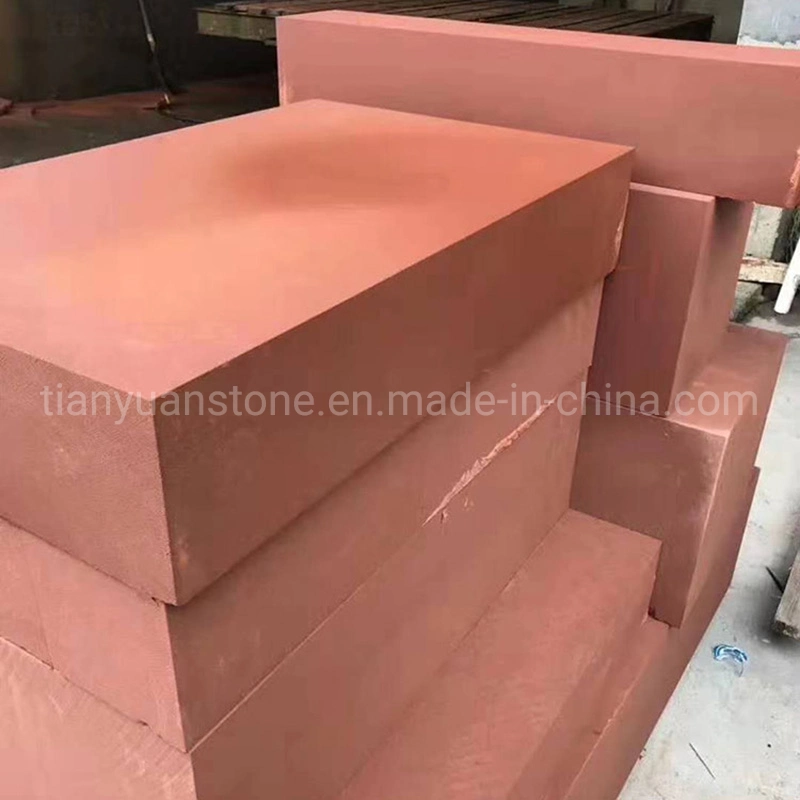 Natural Stone for Facades Red Sandstone Honed