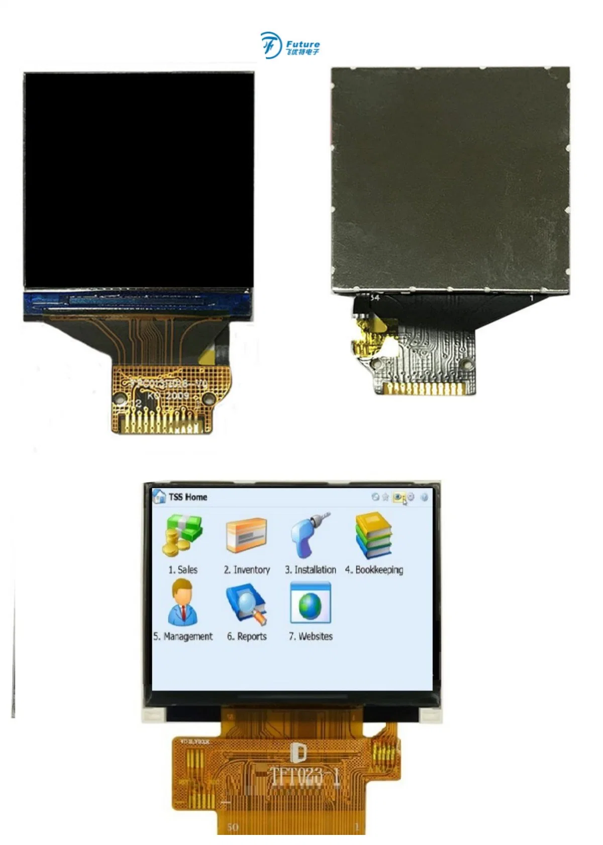 RGB Cog LCD Display 160X128 1.77 Inch TFT Color Display