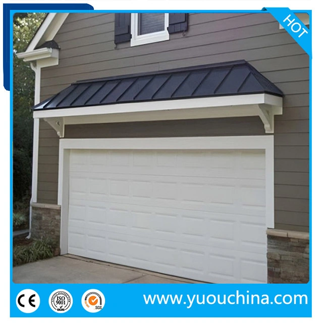 High quality/High cost performance  Automatic Remote Iron Garage Doors Italy with Man Door