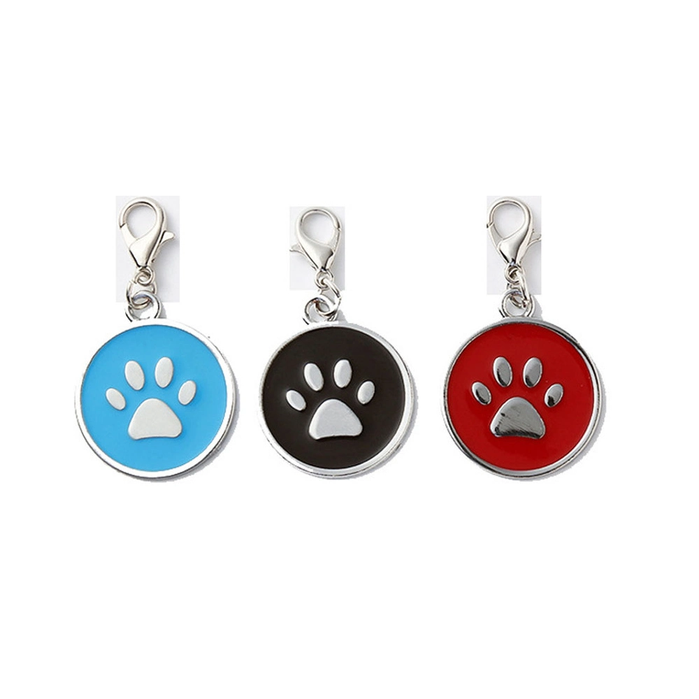 Custom Metal Pet Nameplates Engravers Aluminium Sided Personalized ID Tag Pet Cat Dog Blank Stamping Pendant and Keychain