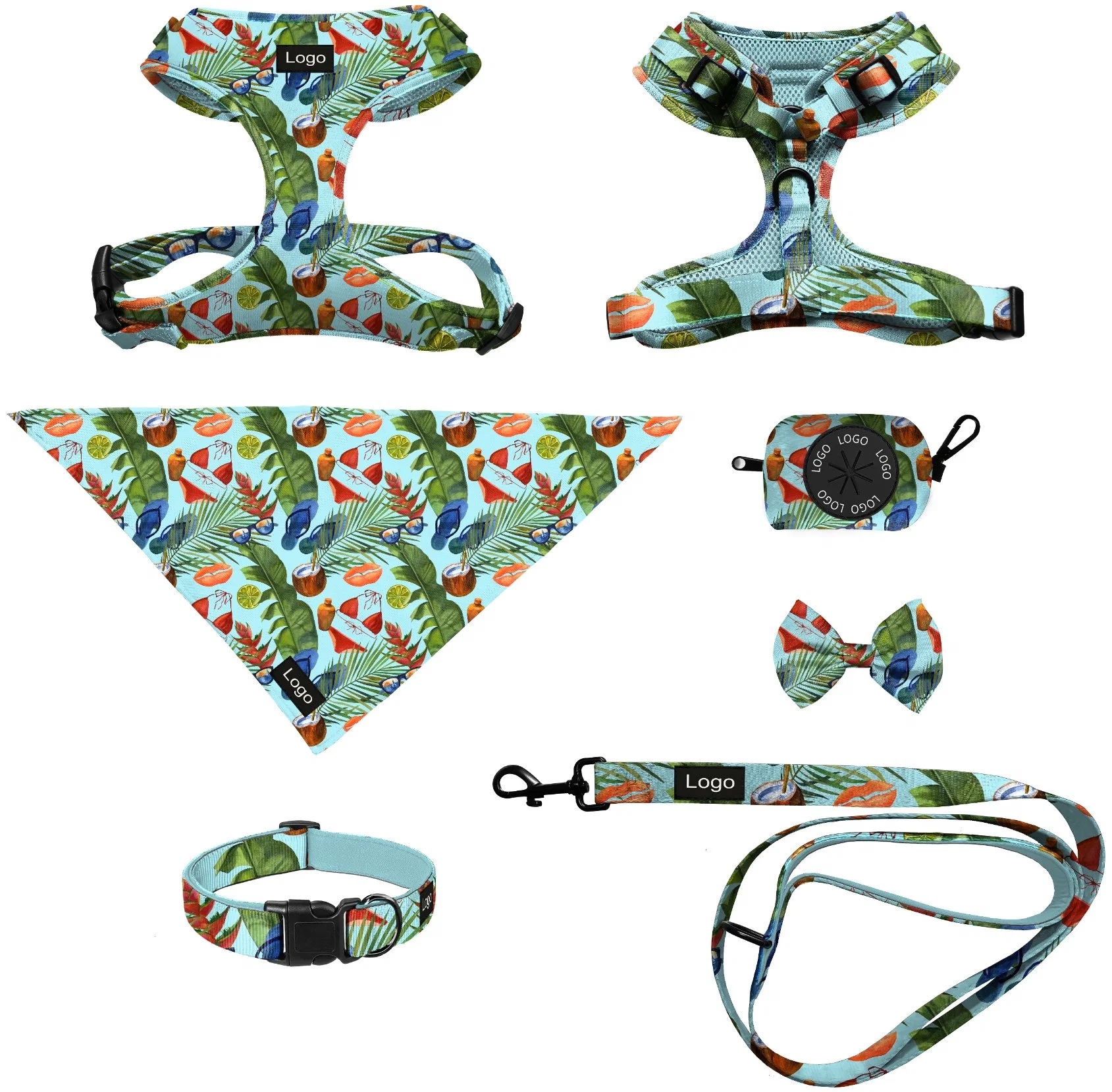 Custom Full Sets Breathable Mesh Youly Dog Harness