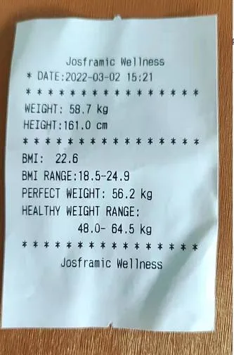 Ultrasound Weight and Height BMI Analysis Machine