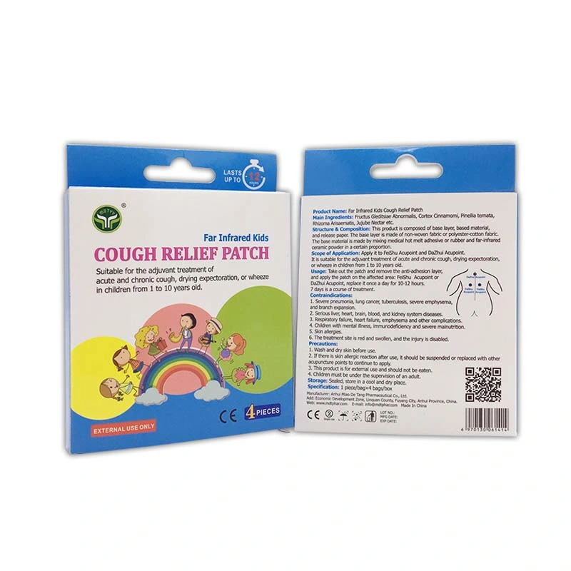 New Products Far Infrared Kids Cough Relief Patch