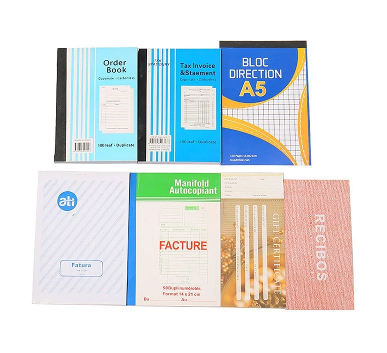 Carbon Paper Printing Cash Receipt Invoice Bill Book Design Restaurant Duplicate Carbon Sheet Order Book