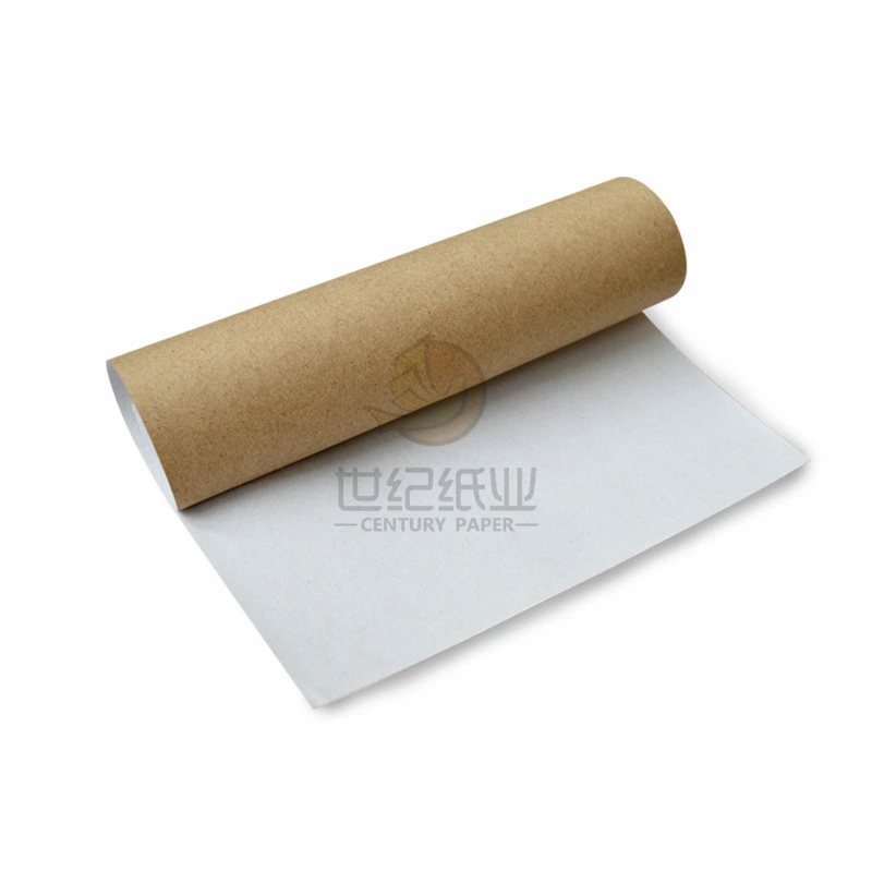 250 GSM 300GSM 350 gramos de pulpa virgen recubierto de grado alimentario top blanco papel Kraft, Kraft recubierto de arcilla Volver