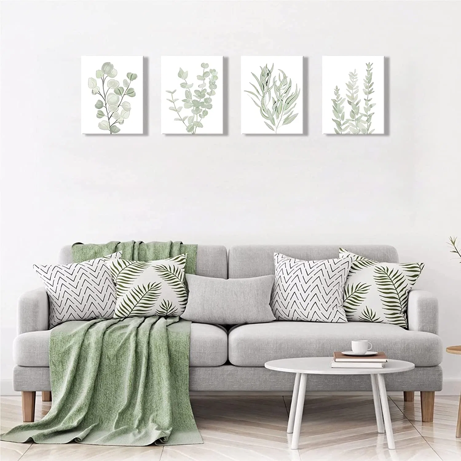 Canvas Print Wall Art Botanical Plant Wall Decor for Bedroom Printing Framed