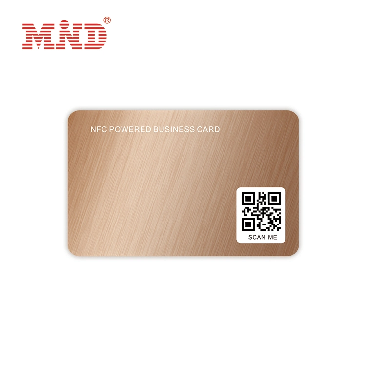 Ntag 216 brillant mat Frosted RFID NFC mémoire 888 octets Appuyez sur carte de visite numérique