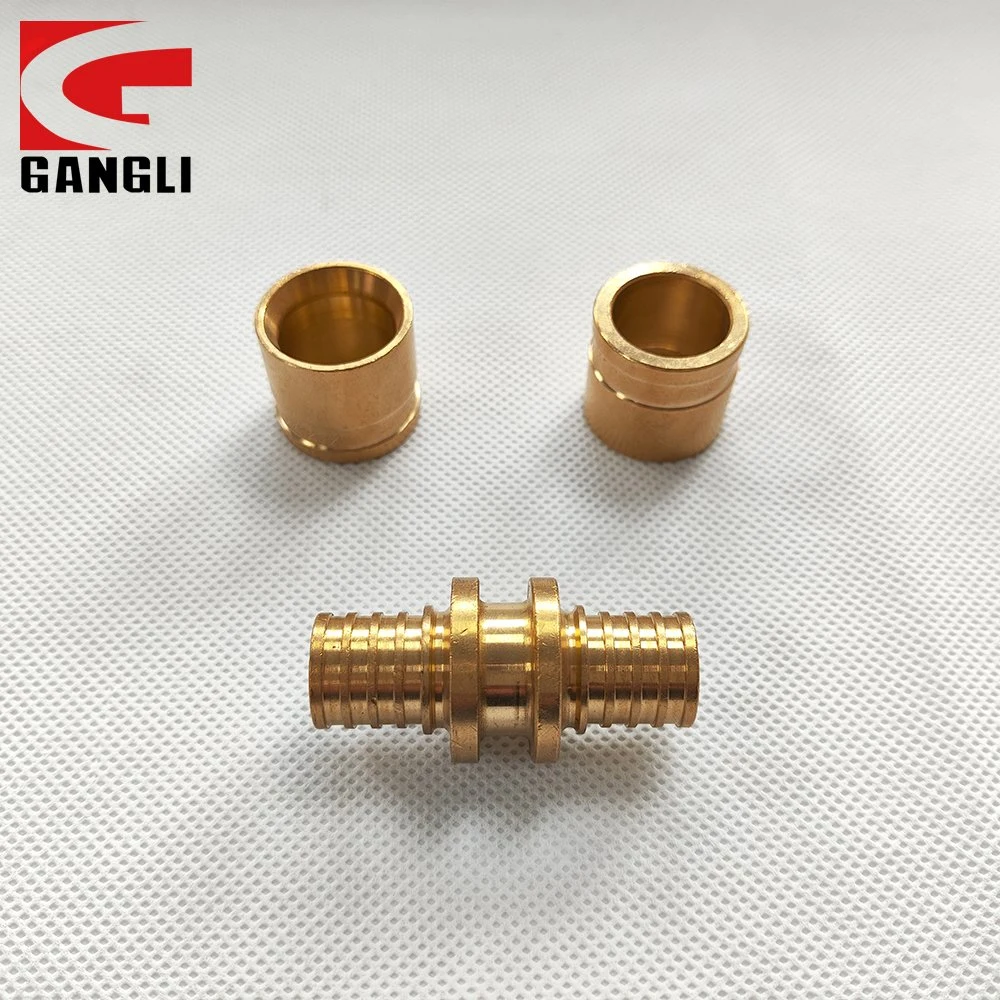 Brass Floor Heating Fitting Equal Straight Coupling