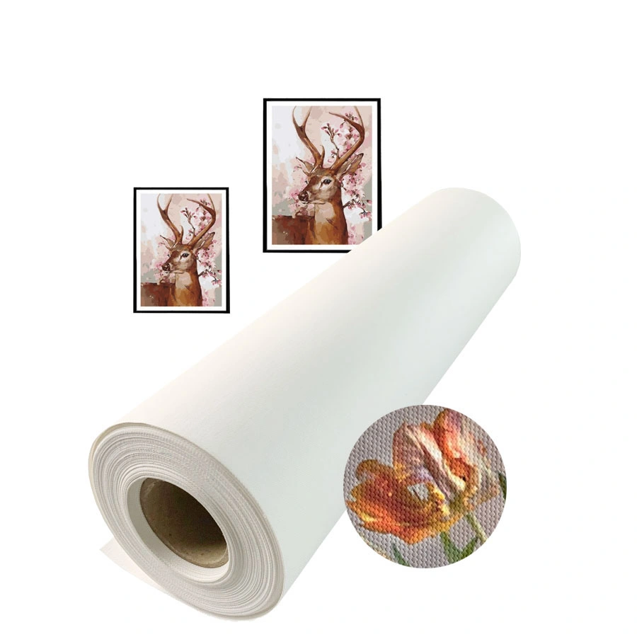 Scw-Qp240m Water Based Ink of Plain Matt Canvas Sheet Polyester Material 240GSM