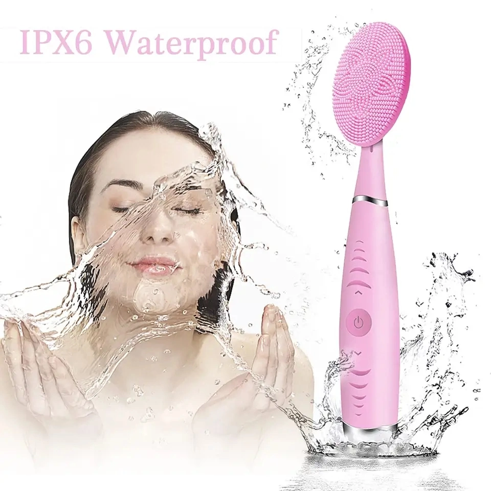 Silicone Facial Cleaning Brush Beauty Cleanser Vibrating Electric Face Clean Tools