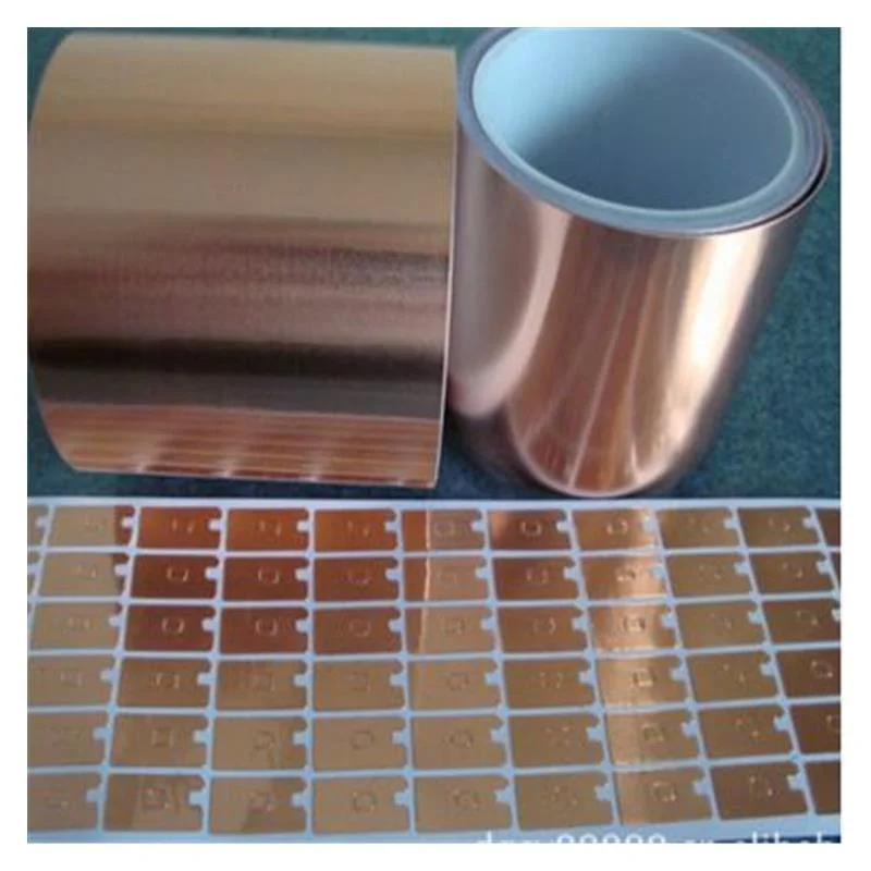 99.9% Copper Foil Adhesive Tape Die Cutting Copper Foil for Electronic Products