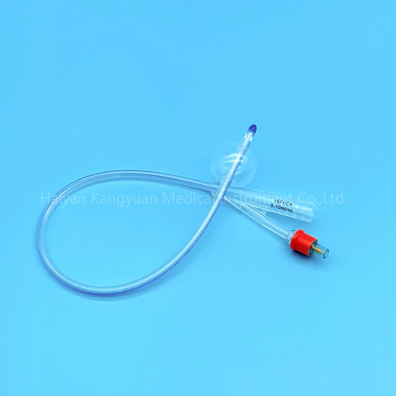 Standard 2 Way Silicone Foley Catheter for Single Use Original Factory Round Tip with Normal Balloon